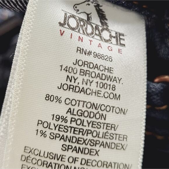 Jordache Vintage Distressed Bib Overall Denim Shorts size XXL - Picture 10 of 10